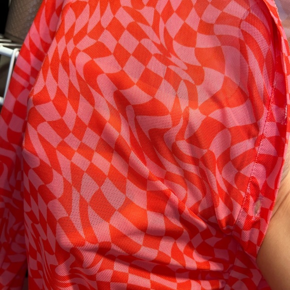 pacsun mesh dress pink - Picture 4 of 4